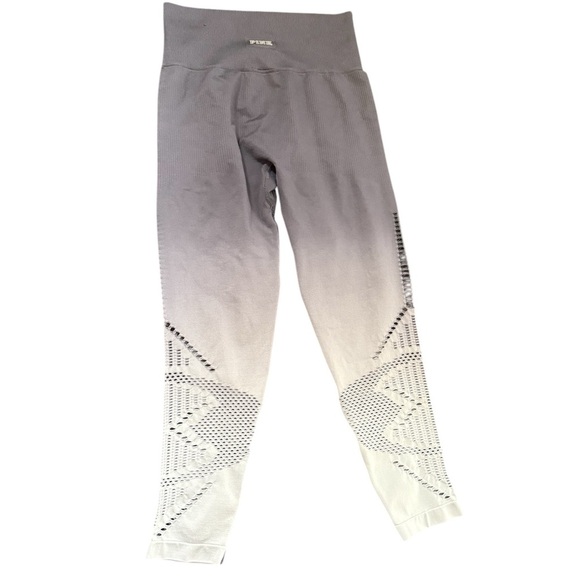 Victoria Secret Blue and White Gradient leggings with cutouts - Picture 3 of 4